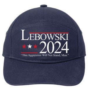 Lebowski Political Election Vote 2024 7-Panel Snapback Hat