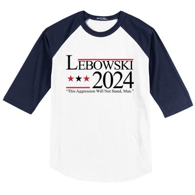 Lebowski Political Election Vote 2024 Baseball Sleeve Shirt