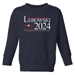 Lebowski Political Election Vote 2024 Toddler Sweatshirt