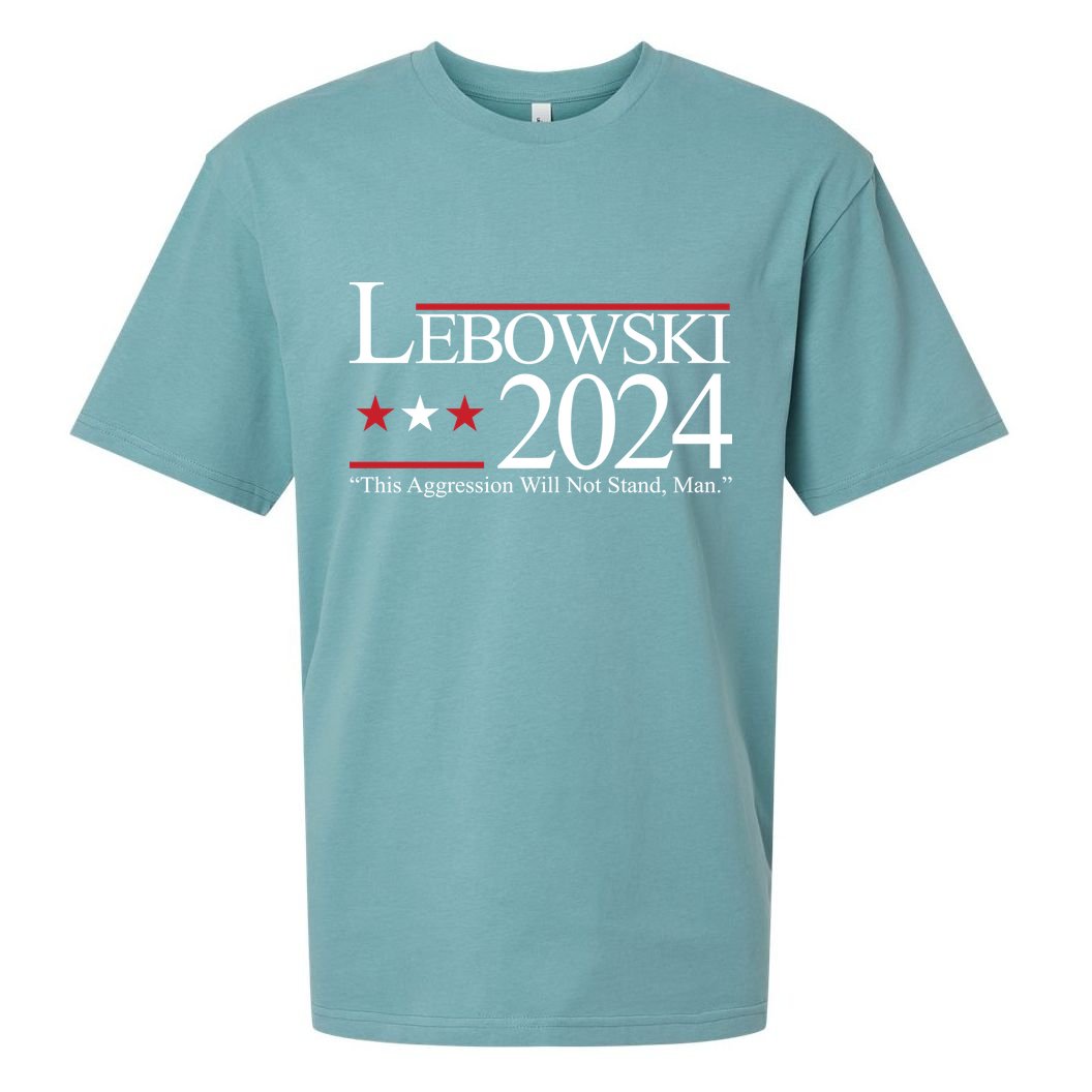 Lebowski Political Election Vote 2024 Sueded Cloud Jersey T-Shirt