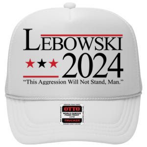 Lebowski Political Election Vote 2024 High Crown Mesh Back Trucker Hat