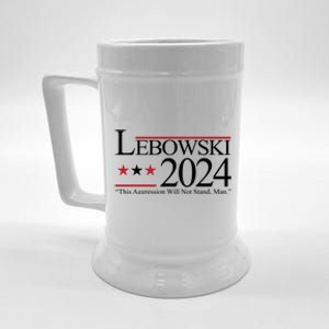 Lebowski Political Election Vote 2024 Beer Stein