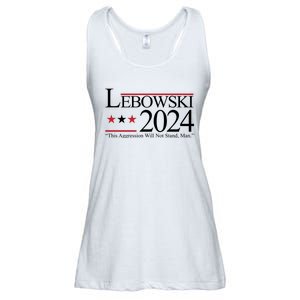 Lebowski Political Election Vote 2024 Ladies Essential Flowy Tank