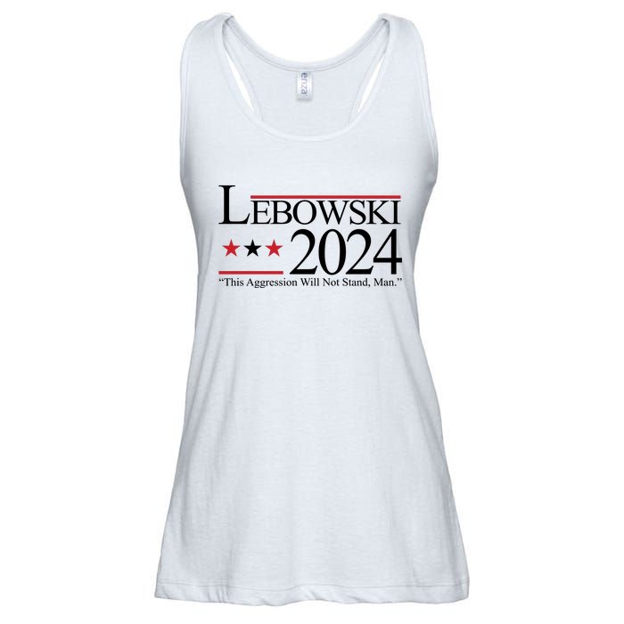 Lebowski Political Election Vote 2024 Ladies Essential Flowy Tank