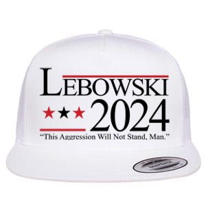 Lebowski Political Election Vote 2024 Flat Bill Trucker Hat