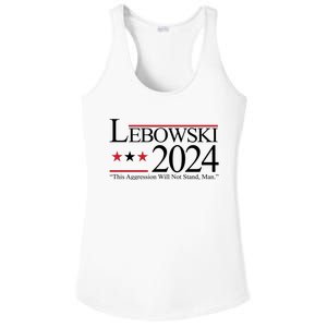 Lebowski Political Election Vote 2024 Ladies PosiCharge Competitor Racerback Tank