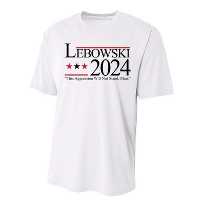 Lebowski Political Election Vote 2024 Performance Sprint T-Shirt