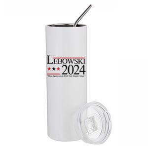 Lebowski Political Election Vote 2024 Stainless Steel Tumbler