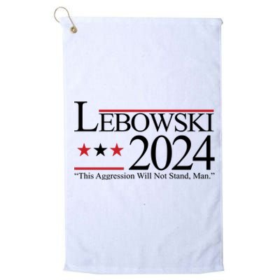 Lebowski Political Election Vote 2024 Platinum Collection Golf Towel