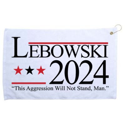 Lebowski Political Election Vote 2024 Grommeted Golf Towel