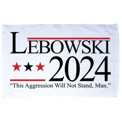 Lebowski Political Election Vote 2024 Microfiber Hand Towel