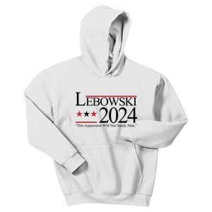 Lebowski Political Election Vote 2024 Kids Hoodie