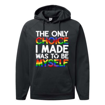 LGBT Pride Equality Pride LGBTQ Non Binary Performance Fleece Hoodie