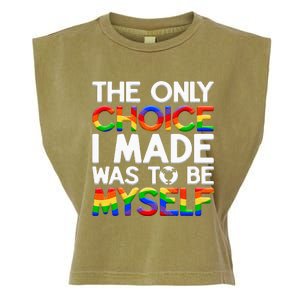 LGBT Pride Equality Pride LGBTQ Non Binary Garment-Dyed Women's Muscle Tee