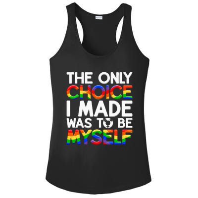 LGBT Pride Equality Pride LGBTQ Non Binary Ladies PosiCharge Competitor Racerback Tank