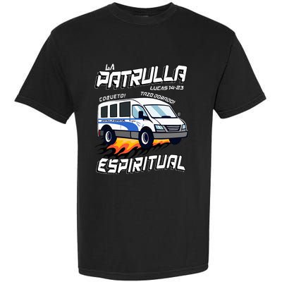 La Patrulla Espiritual Funny Tazo Dorado Mexican Spanish Garment-Dyed Heavyweight T-Shirt