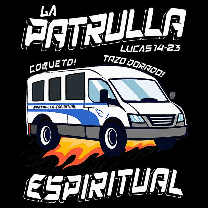 La Patrulla Espiritual Funny Tazo Dorado Mexican Spanish Impact Tech Backpack