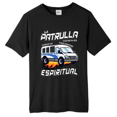 La Patrulla Espiritual Funny Tazo Dorado Mexican Spanish Tall Fusion ChromaSoft Performance T-Shirt