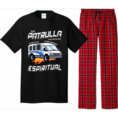 La Patrulla Espiritual Funny Tazo Dorado Mexican Spanish Pajama Set