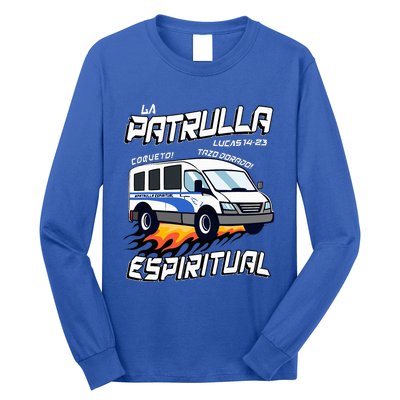 La Patrulla Espiritual Funny Tazo Dorado Mexican Spanish Long Sleeve Shirt