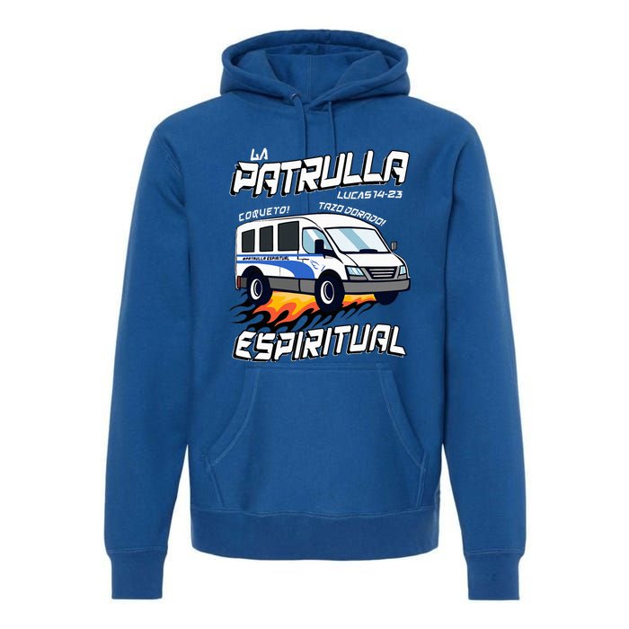 La Patrulla Espiritual Funny Tazo Dorado Mexican Spanish Premium Hoodie