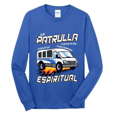 La Patrulla Espiritual Funny Tazo Dorado Mexican Spanish Tall Long Sleeve T-Shirt