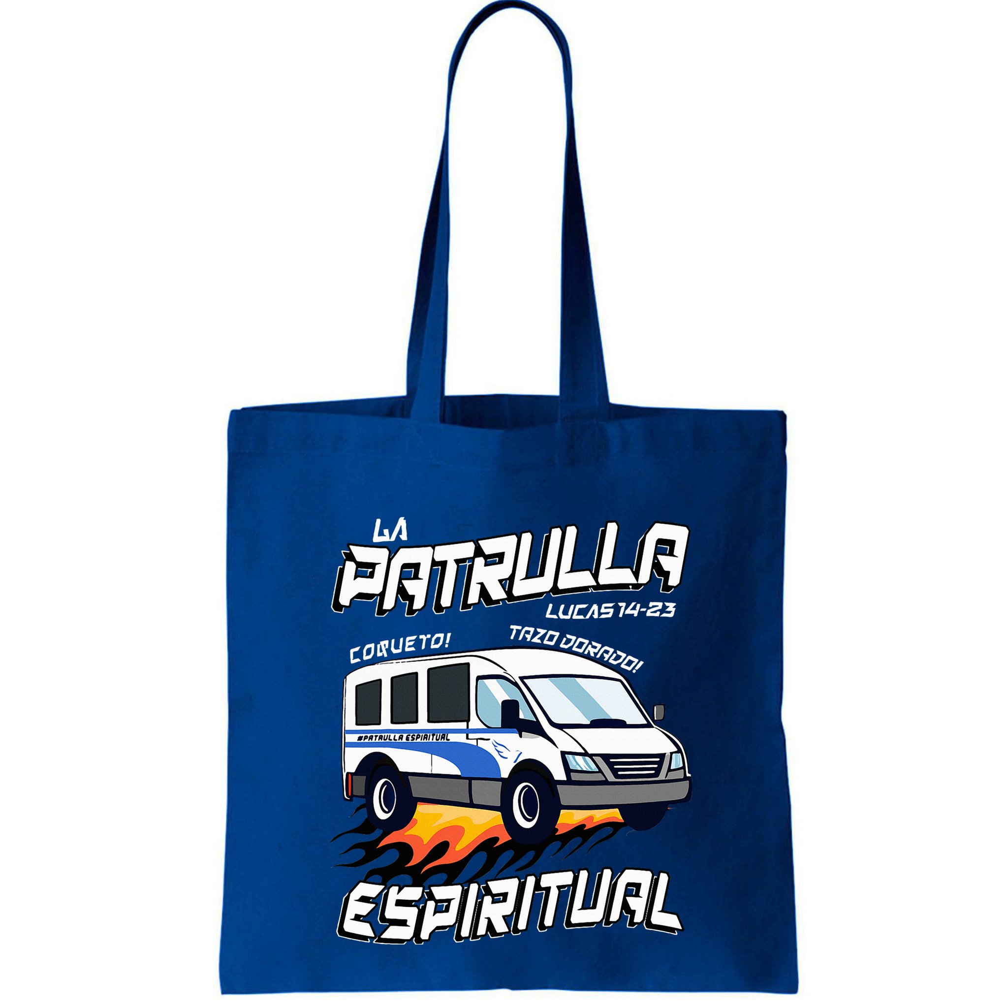 La Patrulla Espiritual Funny Tazo Dorado Mexican Spanish Bag