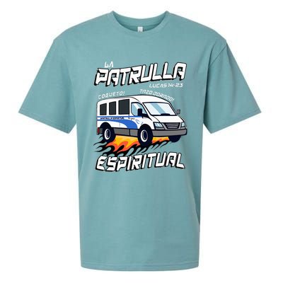 La Patrulla Espiritual Funny Tazo Dorado Mexican Spanish Sueded Cloud Jersey T-Shirt