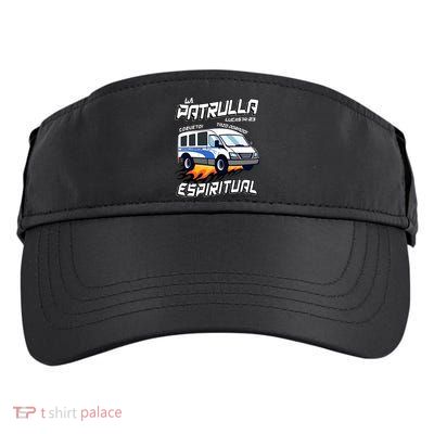 La Patrulla Espiritual Funny Tazo Dorado Mexican Spanish Adult Drive Performance Visor