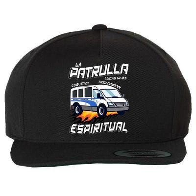 La Patrulla Espiritual Funny Tazo Dorado Mexican Spanish Wool Snapback Cap