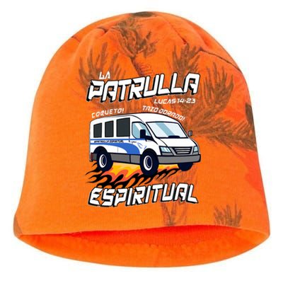 La Patrulla Espiritual Funny Tazo Dorado Mexican Spanish Kati - Camo Knit Beanie