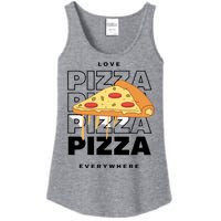 Love Pizza Everywhere Ladies Essential Tank