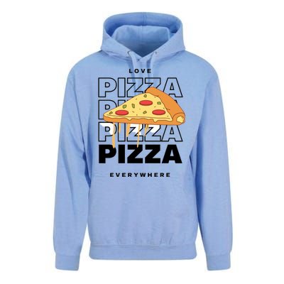 Love Pizza Everywhere Unisex Surf Hoodie