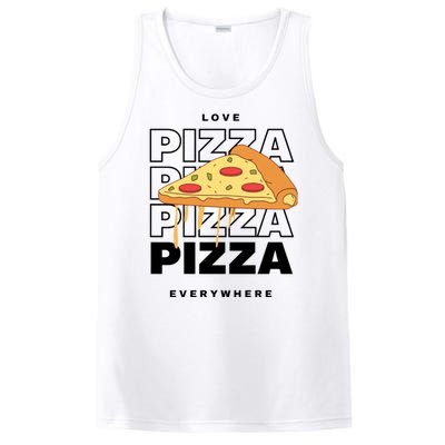 Love Pizza Everywhere PosiCharge Competitor Tank