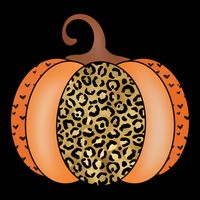 Leopard Pumpkin Fall Holiday Impact Tech Backpack