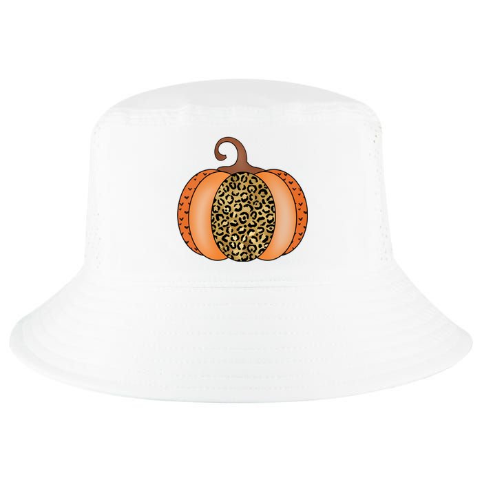 Leopard Pumpkin Fall Holiday Cool Comfort Performance Bucket Hat