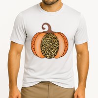 Leopard Pumpkin Fall Holiday Cooling Performance Crew T-Shirt