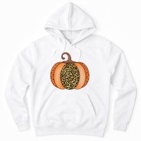 Leopard Pumpkin Fall Holiday Hoodie