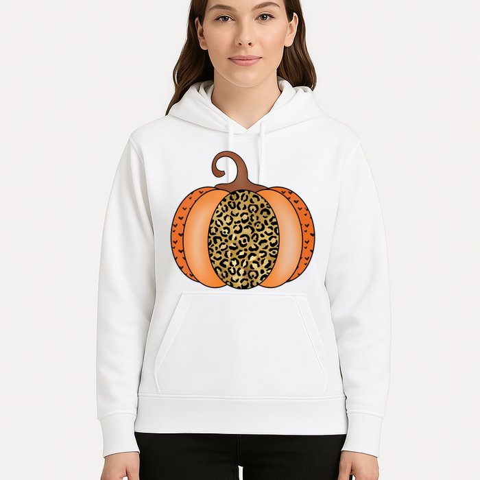 Leopard Pumpkin Fall Holiday Hoodie
