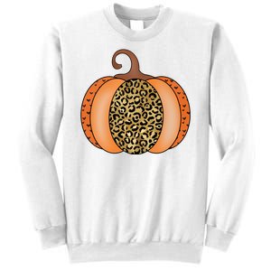 Leopard Pumpkin Fall Holiday Sweatshirt