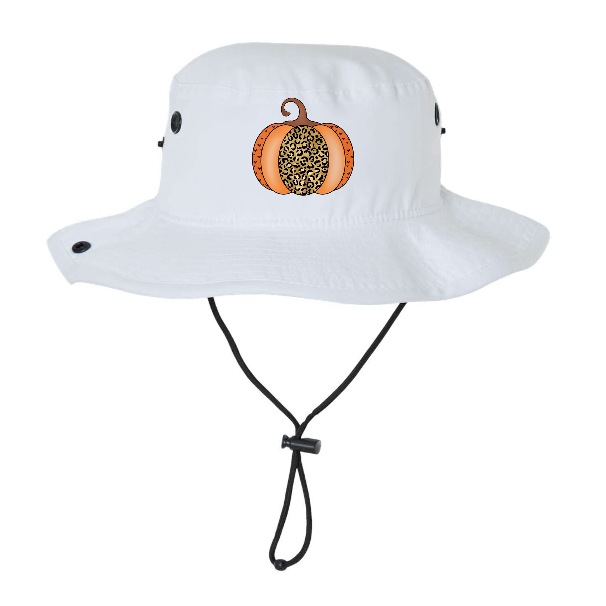 Leopard Pumpkin Fall Holiday Bucket Hat