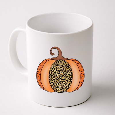 Leopard Pumpkin Fall Holiday Mug