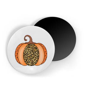 Leopard Pumpkin Fall Holiday Magnet