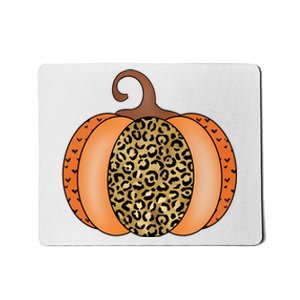 Leopard Pumpkin Fall Holiday Mousepad