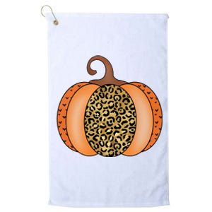 Leopard Pumpkin Fall Holiday Platinum Collection Golf Towel