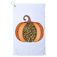 Leopard Pumpkin Fall Holiday Platinum Collection Golf Towel