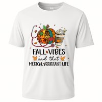 Leopard Pumpkin Fall Vibes And That Medical Assistant Life Gift Performance Shirt
