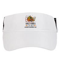Leopard Pumpkin Fall Vibes And That Medical Assistant Life Gift Adult Drive Performance Visor