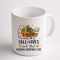 Leopard Pumpkin Fall Vibes And That Medical Assistant Life Gift Mug