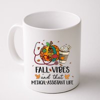 Leopard Pumpkin Fall Vibes And That Medical Assistant Life Gift Mug